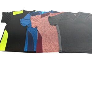 Real Essentials Mens 3XL Short Sleeve Athleticwear Casual T-Shirts 4-Pack